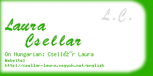 laura csellar business card